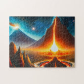 Space Art 1 Gemakkelijk brein Art Puzzel Foto Puzz Legpuzzel (Horizontaal)