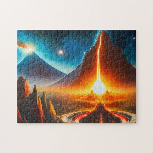 Space Art 1 Gemakkelijk brein Art Puzzel Foto Puzz Legpuzzel (Horizontaal)