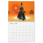 Space Art Calendar Kalender (Feb 2027)