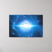 SPACE ART Fusie van twee neutronensterren Canvas Afdruk (Voorkant)