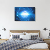 SPACE ART Fusie van twee neutronensterren Canvas Afdruk (Insitu (Slaapkamer))