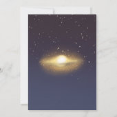 Space Astronaut Any Age Uitnodiging voor een verja (Achterkant)