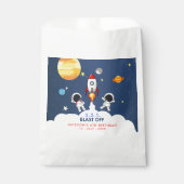 Space Astronaut Birthday Boy  Bedankzakje (Voorkant)