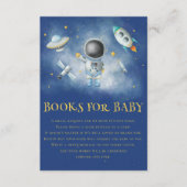 Space Astronaut Boy raket star Books for Baby Boy Informatiekaartje (Voorkant)