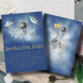 Space Astronaut Boy raket star Books for Baby Boy Informatiekaartje