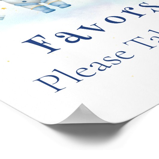 Space Astronaut Boy-raketten Poster (Hoek)