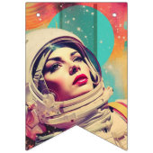 Space Astronaut Bunting Vlaggen Vlaggetjes (Tweede vlag)