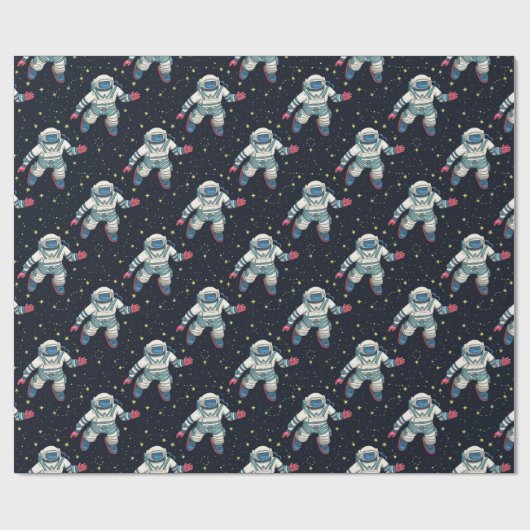 Space Astronaut Cadeaupapier (Vlak)