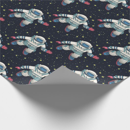 Space Astronaut Cadeaupapier (Hoek)