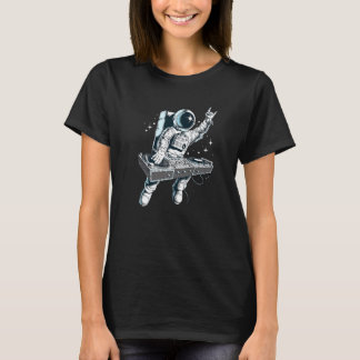 Space Astronaut DJ Disk Jockey Dancing Graphic Coo T-shirt