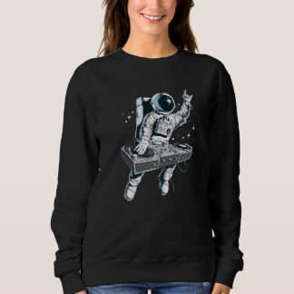 Space Astronaut DJ Disk Jockey Dancing Graphic Coo Trui