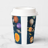 Space Astronaut First Birthday Party Papieren Bekers (Rechts)