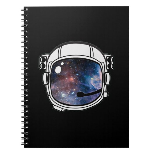 Space Astronaut Helmet Notitieboek (Voorkant)