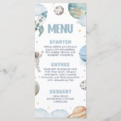 Space Astronaut Houston We Hebben een Jongen Menu (Voorkant)
