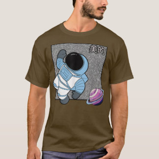 Space Astronaut Japanse esthetische Kawaii Anime T-shirt