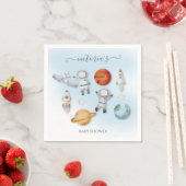 Space Astronaut Mobile Baby shower Servet (Insitu)