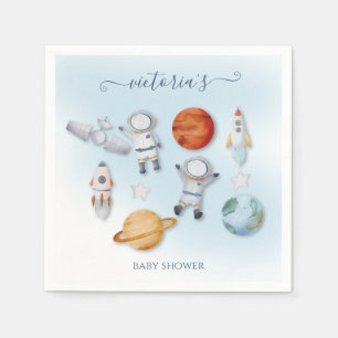 Space Astronaut Mobile Baby shower Servet