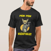 Space Astronaut Pew Madafakas Abyssinian Cat 1 T-shirt (Voorkant)