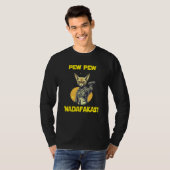 Space Astronaut Pew Madafakas Abyssinian Cat 1 T-shirt (Voorkant volledig)