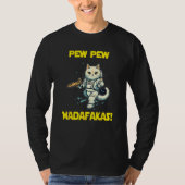 Space Astronaut Pew Madafakas Birman Cat 2 T-shirt (Voorkant)