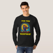 Space Astronaut Pew Madafakas Groundhog T-shirt (Voorkant volledig)