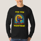 Space Astronaut Pew Madafakas Groundhog T-shirt (Voorkant)