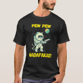 Space Astronaut Pew Madafakas Ragamuffin Cat T-shirt (Voorkant)