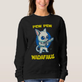 Space Astronaut Pew Madafakas Tonkinese Cat Trui (Voorkant)