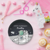 SPACE ASTRONAUT ROCKET BIRTHDAY PARTY PAPIEREN BORDJE (Feest)