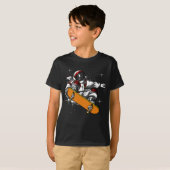 Space Astronaut Skateboarden Cosmic T-shirt (Voorkant volledig)