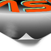 Space Astronaut Slamdunk Cool Kinder Room Basketba Perfect Poster (Hoek)