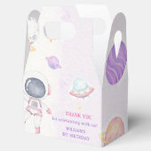 Space Astronaut verjaardagsfeestje gunstbox Bedankdoosjes (Geopend)