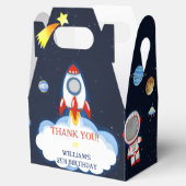 Space Astronaut verjaardagsfeestje gunstbox Bedankdoosjes (Geopend)