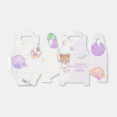 Space Astronaut verjaardagsfeestje gunstbox Bedankdoosjes (Uitgevouwen)