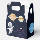 Space Astronaut verjaardagsfeestje gunstbox Bedankdoosjes (Geopend)
