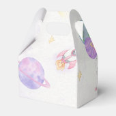 Space Astronaut verjaardagsfeestje gunstbox Bedankdoosjes (Achterkant)