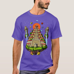 Space Aztec Piramide T-shirt