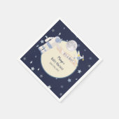 Space Baby Astronaut Baby shower Servet (Hoek)