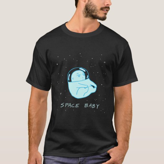 Space Baby T-shirt (Voorkant)