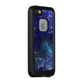 Space Background with Stars LifeProof iPhone Hoesje (Achterkant / rechts)