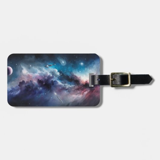 Space Bagagelabel - Aanpassen (Voorkant horizontaal)