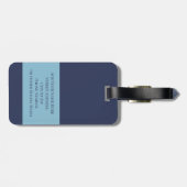 Space Bagagelabel - Aanpassen (Achterkant horizontaal)