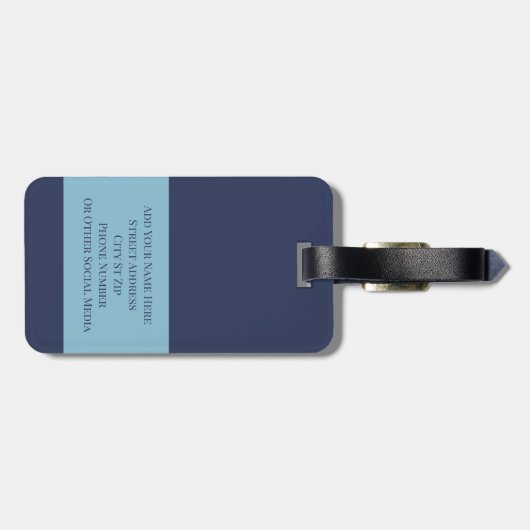 Space Bagagelabel - Aanpassen (Achterkant horizontaal)