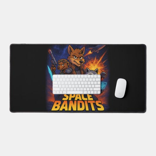 Space Bandits Funny Crew Bureaumat (Keyboard & Muis)