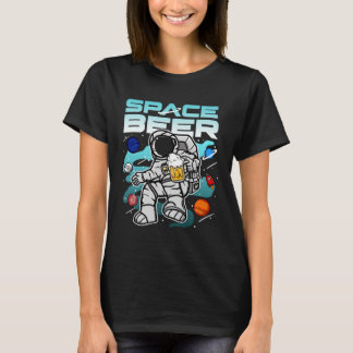 Space Beer Drink Astronaut T-shirt