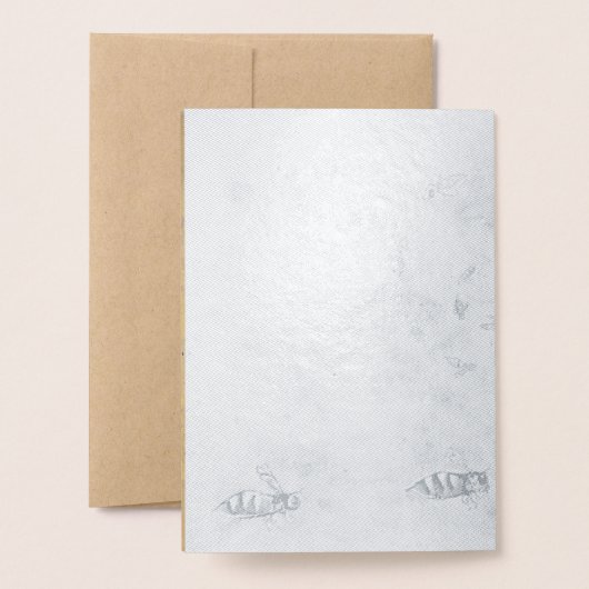 Space Bees Folie Verjaardag Kaart (Met envelop)