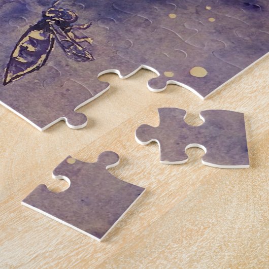 Space Bees Jigzaag Puzzle Legpuzzel (Zijkant)