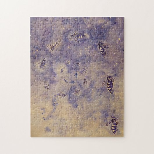 Space Bees Jigzaag Puzzle Legpuzzel (Verticaal)