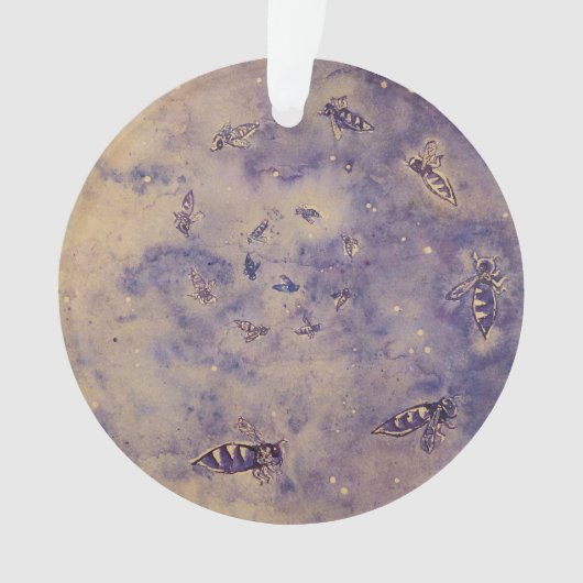 Space Bees Ornament (voorkant)