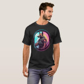 Space Belgian Malinois Dog Mom Dad Belgian Malinoi T-shirt (Voorkant volledig)